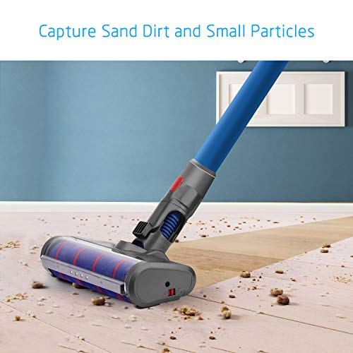 FUNTECK Soft Roller Cleaner Head for Dyson Cordless Stick Vacuum Cleaner V7 V8 V10 V11 Models