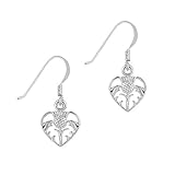 Sterling Silver Scottish Thistle Silver Earrings