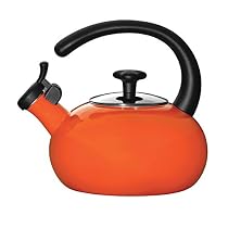 Rachael Ray Teakettles 1-1/2-Quart Whistling, Orange