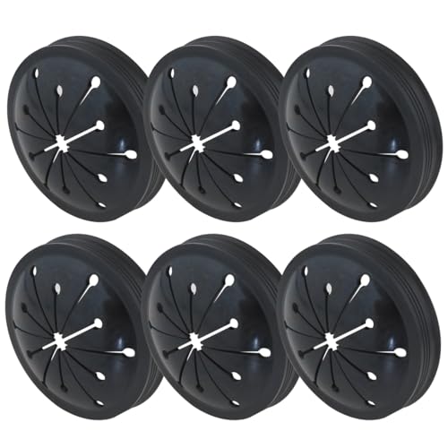 Bedaily 6 Pcs Garbage Disposal Splash Guards Sink Baffle Cover Disposal Replacement 3-1/8 Inch Food Waste Disposal Part Accessories Work for Standard Sinks and Disposal for Kohler, for Moen