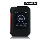 DSC-Mart Texture Case for Smok G-priv, Protective Silicone Skin SMOK G PRIV Rubber Cover Sleeve Wrap Gel Fits Smok Gpriv 220W Mod (Black)
