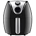 Costzon Electric Air Fryer, 3.2 Quart 1500W, Healthy Oil Free Cooking, Rapid Air Circulation System, Low-Fat, Dishwasher Safe, Detachable Basket Handle Deep Cooker (Black)