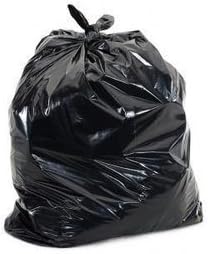 VIBHU Plastic Dustbin Bag (Black) - Pack of 50 (Small)…
