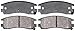 ACDelco Silver 14D714MH Semi-Metallic Rear Disc Brake Pad Set with Hardware