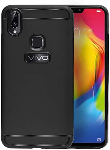 ECellStreet® Silicon Soft Back Cover Protective Case for Vivo Y83 Pro (Black)