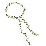 Elegant Bohemian Style Wedding Bride Bridal Headdress Floral Flower Garland Headwear Headbands
