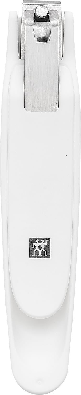 ZWILLING Toenail Clipper (with nail catcher, extra large, sharp straight edge, for left and right handers), Premium, White, 145 mm