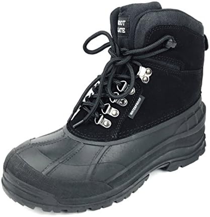 MEADA A103 Winter Duck Snow Boot Black 10.5