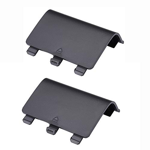 2X Battery Cover Door for Xbox One Wireless Controller(Black) - Thumbnail 2
