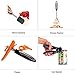 Stainless Steel Kitchen Utensils Set - 23 Piece Nonstick Kitchen Cookware Tools Spatula Set - Cooking Set with Stainless Measuring Spoons included - Kitchen Utensil Gadgets Pots and Pans Accessories