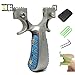 MoreFarther Flat Band Slingshot Catapult Hunting Slingshots Wrist-braced Rocket