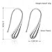 FIFATA 925 Sterling Silver Jewelry Women's Drop Dangle Earrings for Lady Girl Evening Dress(147)