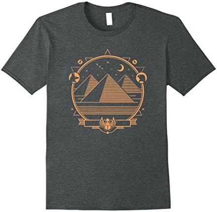 Mens Ancient Egypt T-shirt Large Dark Heather