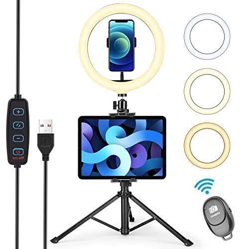 Cradles, Mounts & Stands Ring Light with Tripod Stand Tablet Cell