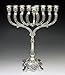 Silver Plated Traditional Menorah