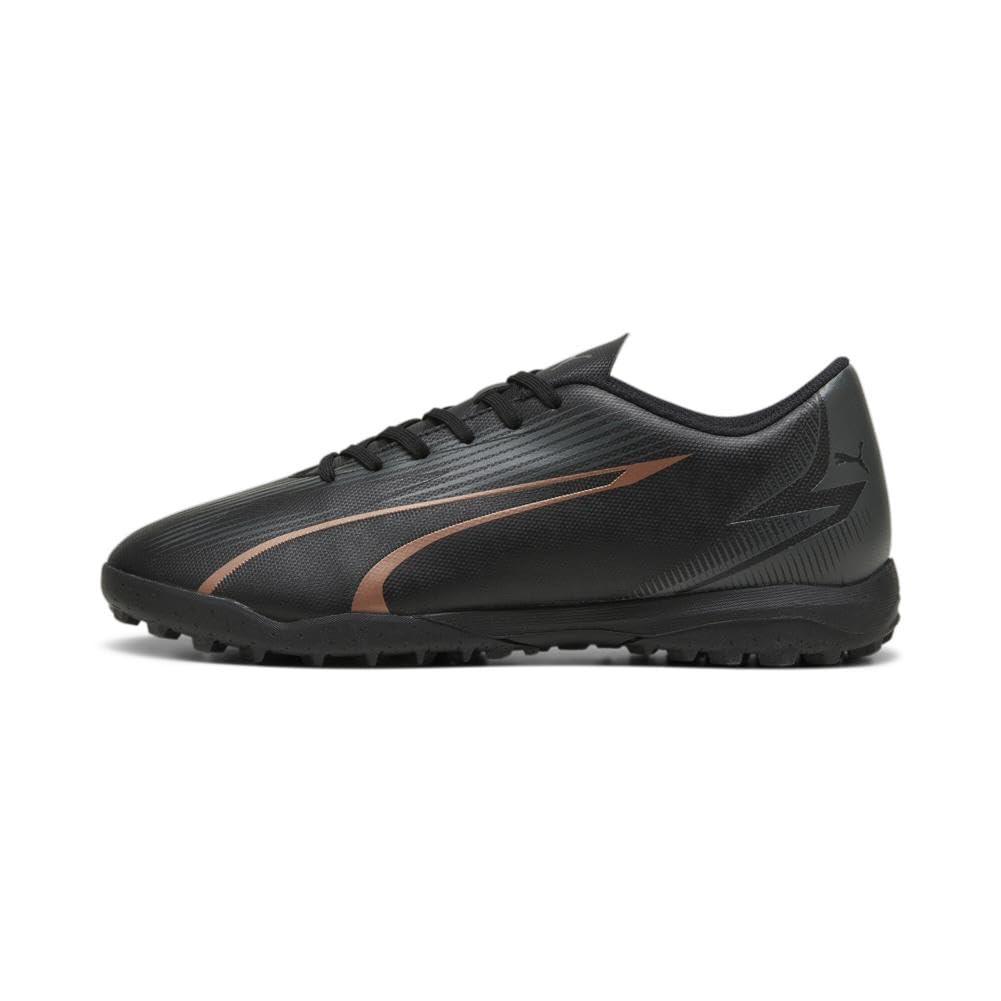 Photo 1 of PUMA Mens Ultra Play Turf Trainer Soccer Cleats, Mens Black-Copper Rose, 11.5