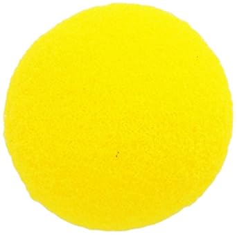 Volley Foam 022206 Uncoated Table Tennis Ball, Yellow, 1-1