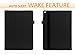 FYY Case for iPad Pro Cover - [Luxury Series] Premium PU Leather Case with Card Slots, Note Holder, Pencil Holder Case, Hand Strap and Elastic Strap for iPad Pro 12.9(2015)Black (With Auto Wake/Sleep)