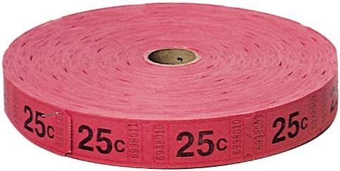 Carnival Tickets Roll - 25 Cents