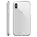 iPhone X Case, Kroma [Prismatic Series] Crystal Clear iPhone X Case, 99.9% Transparency, Clear back panel + TPU bumper