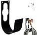 Garden Hose Hanger Wall Mount Heavy Duty Hose Holder Hook for 150ft 100ft 75ft 50ft Expandable Hose (Large, Black)