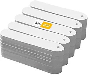 Plant Tags 500 Pcs 4 x 0.8 Inch, Plant Labels Garden Nursery Labels Plastic Pot Labels White,Box of 500