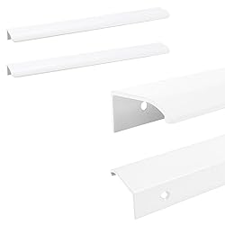 Tsnamay 2Pcs 11.65" White Arc Surface Pull,White