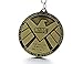 REINDEAR Marvel Avengers Agents of SHIELD Logo Metal Pendant Keychain US Seller (Copper)