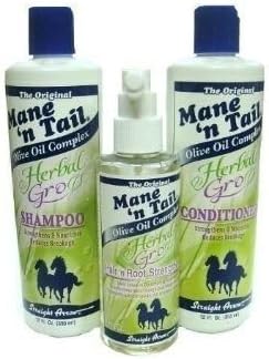 Mane 'n Tail Herbal Gro DEAL (Shampoo 355ml + Conditioner 355ml + Hair n Root Strengthener 178ml)