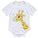 iEFiEL Newborn Baby Cute Outfits Bodysuit Clothing Pants and Caps Gift Set (0-6 Months, Giraffe)