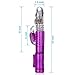 LEPO Large Rechargeable Thrusting and Rotating Rabbit Vibrator Clit Stimulation Sex Toys for Women, 10 inches & Waterproof, Valentine's Day Gift, Purple