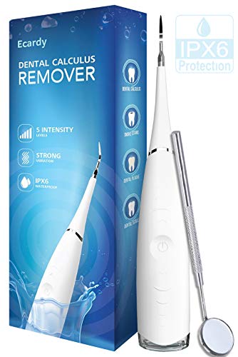 Tartar, Plaque Remover For Teeth Cleaning Kit - Ultrasonic Tooth Cleaner - Dental Calculus Remover - Removes Calculus, Stain, Plaque, Tartar - Teeth Cleaning Tool #1 (White)
