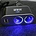 Mimuler 3.1A/15.5W USB Adapter Car Cigarette Lighter Dual USB Car Charger with 2 Socket Car Splitter Adapter charger for iPhone6, iphone 6 pulus / 5 / 5s / 5c; iPads and iPods; Samsung Galaxy S6 S6 Edge S5 S4, Galaxy Note 4, Note 3; Motorola Moto X +; HTC One; Tablet Computers, MP3 / MP4 players & GPS - Black