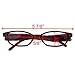 Hand Free Vision Full Frame Reading Glasses Eyeglasses Super Bright Dual LED Lighting + Batteries Travel Case (+2.00, Brown)