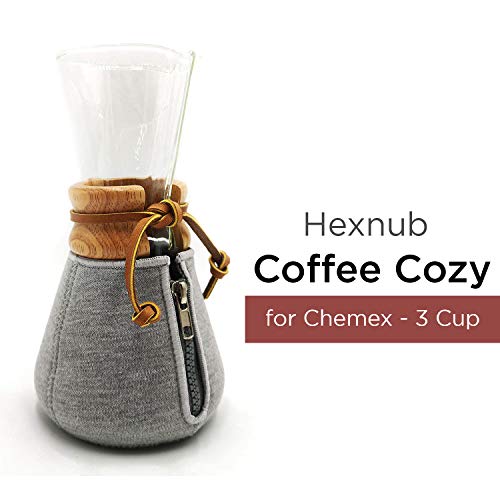 HEXNUB Cozy Warmer Compatible with Chemex 3 Cup Coffee Maker, Keeps