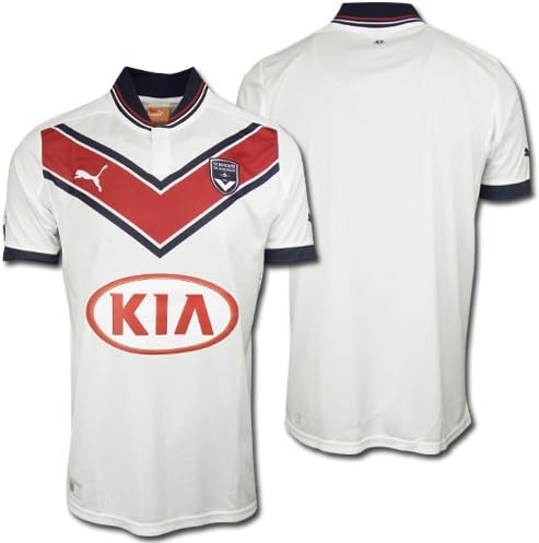 Amazon Co Jp プーマ 12 13 ボルドー アウェイ ユニフォーム ホワイト ニューネイビー インポートl スポーツ アウトドア
