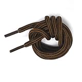Mercury + Maia Honey Badger Boot Laces W/Kevlar - USA Made Shoelaces (Chestnut and Black) (72 inches 2 Pair Pack)