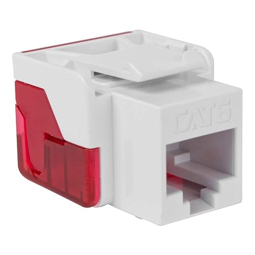 ICC CAT6 Keystone Jack with Inline IDC No Pair Split Wiring (Easier ...