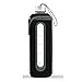 32 Oz Glass Water Bottle Insulated Sleeve Leak Proof Lids Time Markings & Measurements BPA Free For To-Go Travel At Home Reusable Safe For Hot Liquids Tea Coffee Daily Intake (Tuxedo Black)