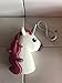 Unicorn Emoji Stuff Emoticon External Battery Power Bank|2600mAh 5V/1.5A|,Adorable Unicorn Emoji Stuff Portable Charger Backup Pack With 3.2FT Micro USB Cable For IOS&Android Phone By Jack&Chloe,Pink