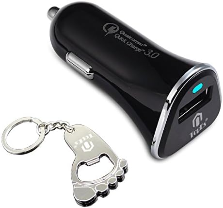 [Qualcomm Quick Charge 3.0]TopEs Premium USB Car Charger Fast charging for Samsung Galaxy S7, S7 Edge, Android and Apple Devices Samsung Fast Charge Qi Wireless Charging Pad and More