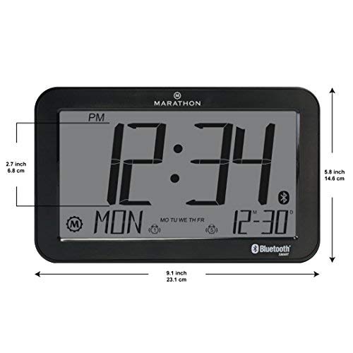 Marathon Bluetooth Controlled Designer Panoramic Wall Clock Self