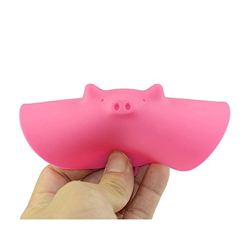 NUOMI Pig Silicone Cup Lids Drink Covers Set of 4 Coffee Mug Cup Covers, Creative Cute Pig-Head