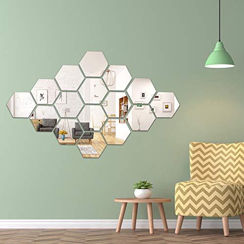 Funcsdik Hexagon Mirror Wall Sticker 12 Pieces Acrylic Mirror Three Dimensional Wall Stickers For Living Room Entrance Hallway Stairs Personalized Decorative Mirror Stickers Hexagon Mirror Pricepulse Funcsdik Hexagon Mirror Wall Sticker 12 Pieces Acrylic Mirror Three Dimensional Wall Stickers For Living Room Entrance Hallway Stairs Personalized Decorative Mirror Stickers Hexagon Mirror Pricepulse