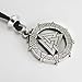 Pewter Valknut Warrior's Knot Pendant Valkyrie Viking Necklace