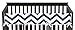 Sweet Jojo Designs Navy and White Chevron Zig Zag Long Front Rail Guard Baby Teething Cover Crib Protector Wrap