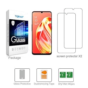 TQmate 2 Pezzi, Compatibile con Oppo A91 Pellicola Protettiva in Vetro Temperato, 9H Durezza, AntiGraffio, Facile da… - immagine 8