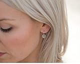 Leiothrix Minimalist Golden Disk Earrings for Women and Girls Apply to Party and Casual