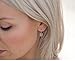 Leiothrix Minimalist Golden Disk Earrings for Women and Girls Apply to Party and Casual