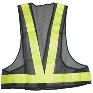 安全ベスト 黒+黄（テープ） KF-019-B
